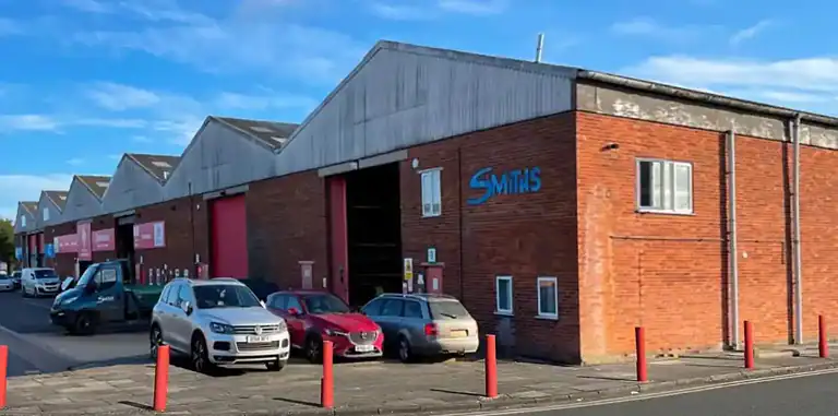industrial building before
